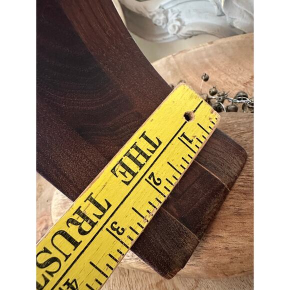 Casanuva solid walnut heirloom wooden Omega headphone stand 10” display decor - Picture 13 of 13